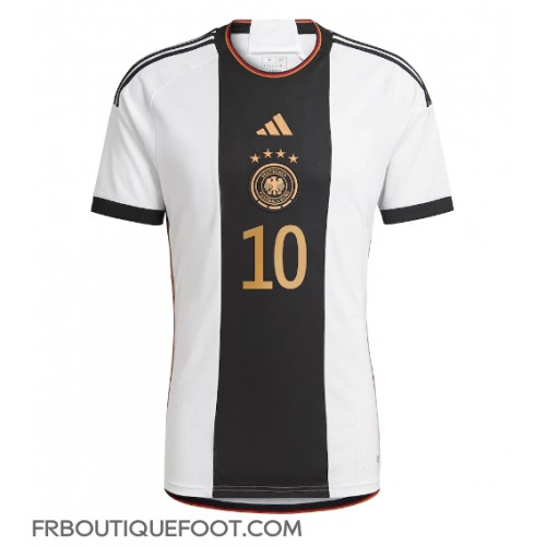 Maillot de foot Allemagne Serge Gnabry #10 Domicile vêtements Monde 2022 Manches Courtes